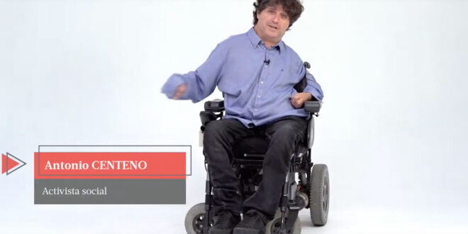 Antonio Centeno en un fotograma del vídeo